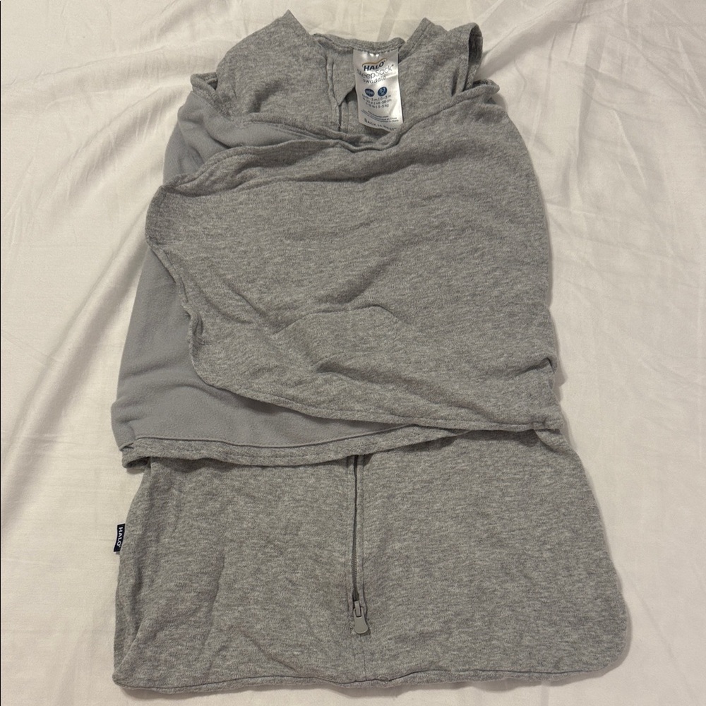 Halo Gray Sleep Sack Swaddle